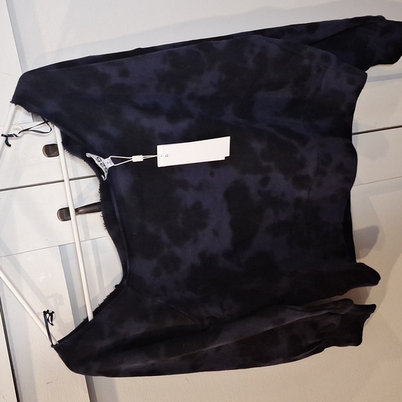 525 Women's Black Tie-Dye Top - Picture 3 of 3